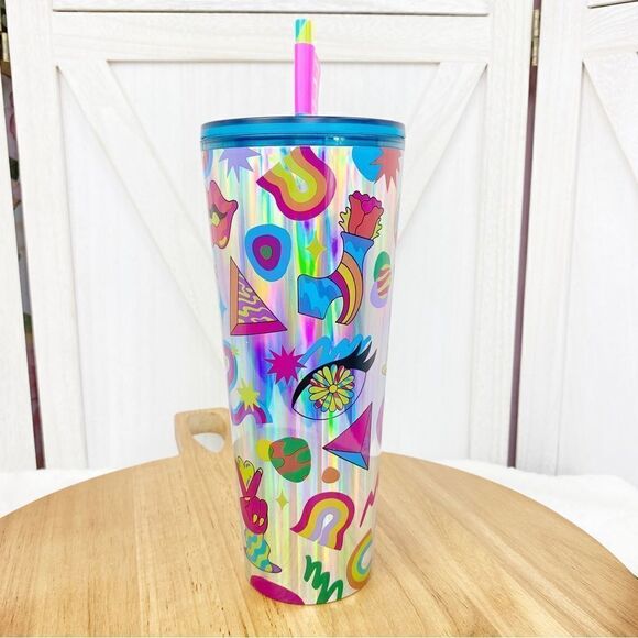 Starbucks Pride 2023 Tim Singleton Graffiti Cold Tumbler Cup 24OZ Venti - Picture 4 of 9